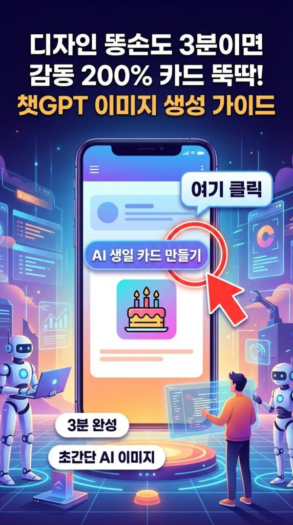 챗GPT로 카드 만드는 방법 설명