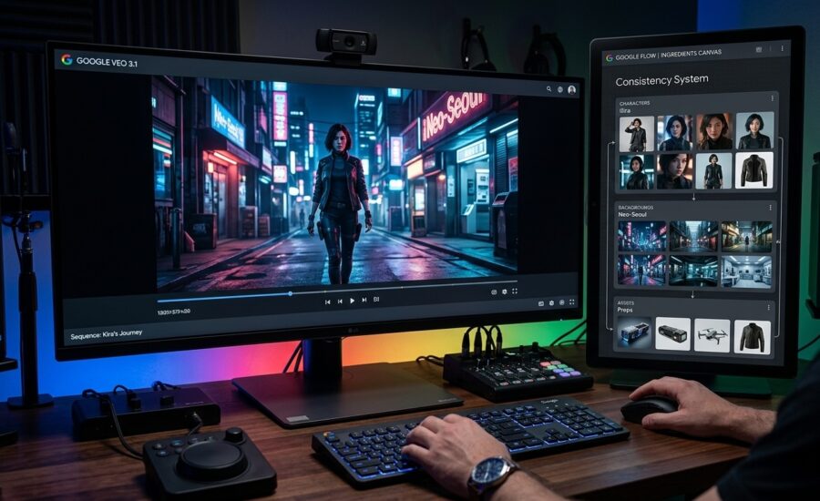 Google Flow Ingredients 시스템으로 영상 일관성 유지하는 방법