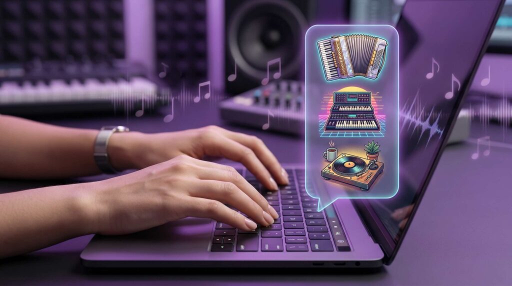 Google Gemini music generation prompt input example 2026